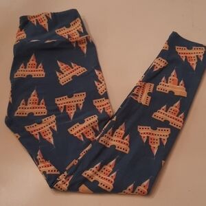 Lularoe sandcastle castle leggings one size